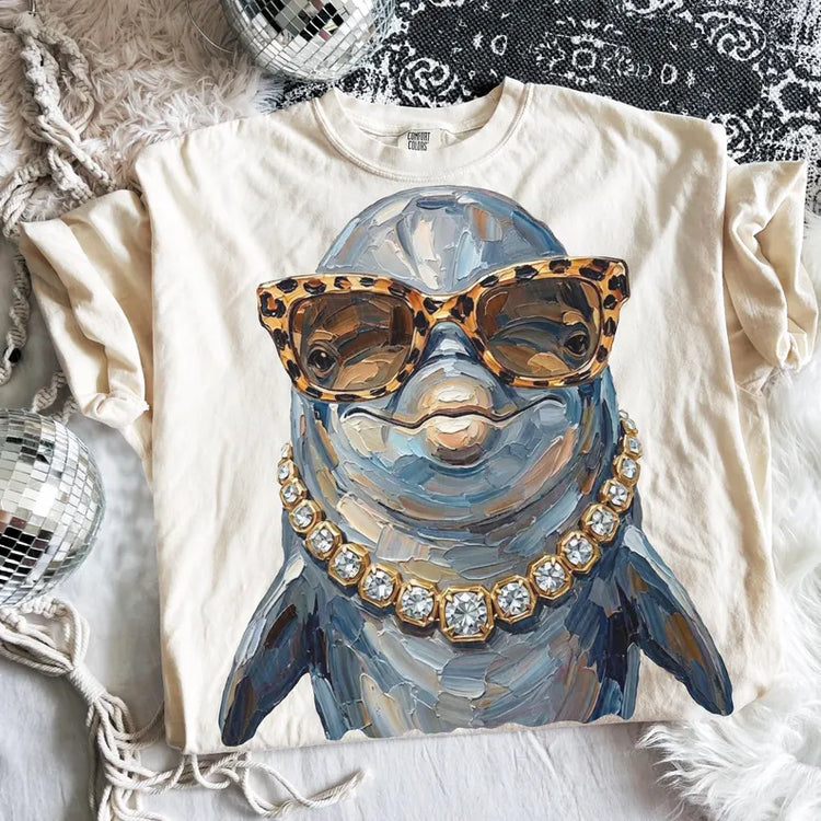Preppy Dolphins DTF Transfer
