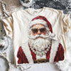 Glam Santa Christmas DTF Transfer