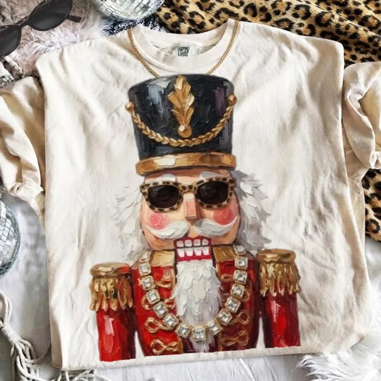 Glam Christmas Nutcracker DTF Transfer