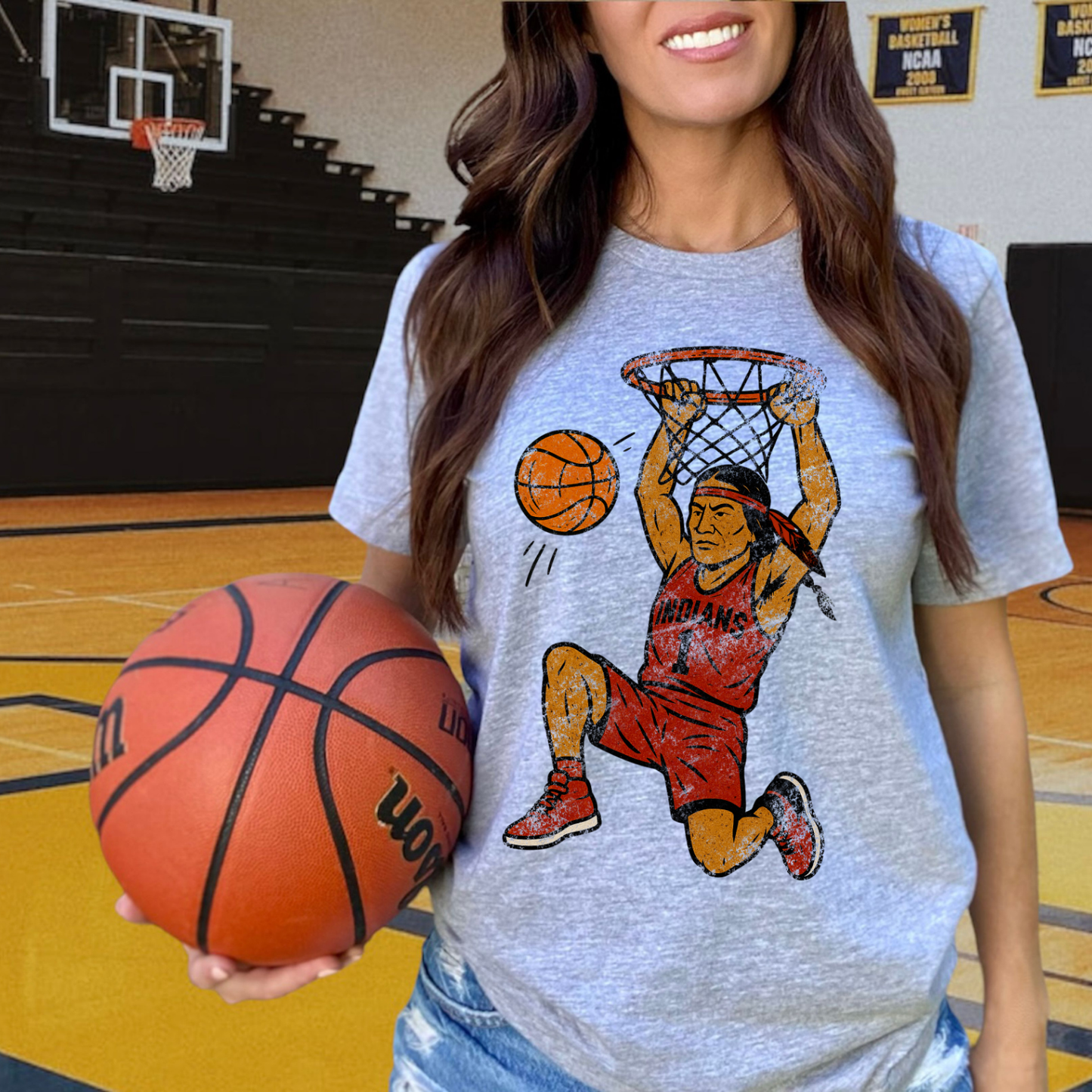 Indians Red DTF Transfer