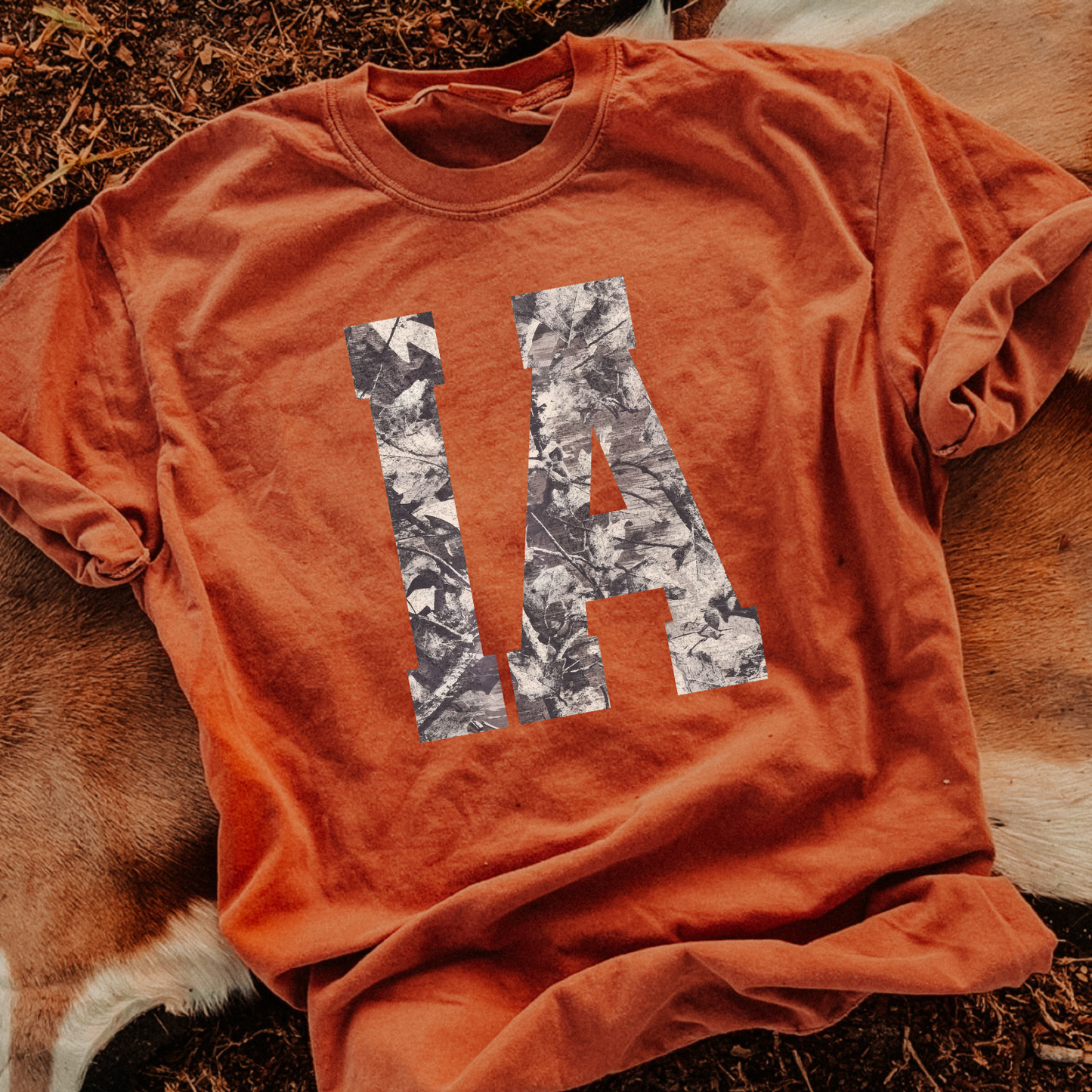 Camo Iowa DTF Transfer