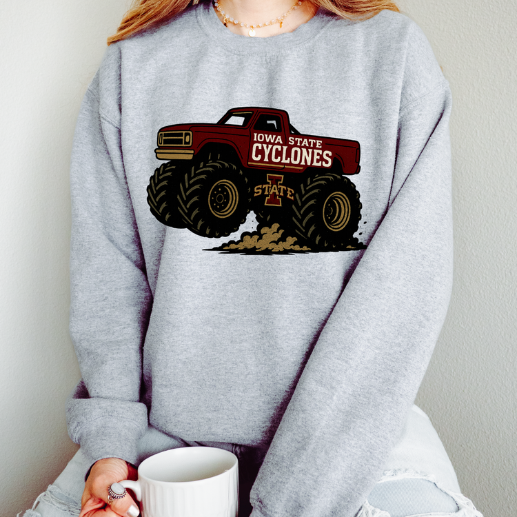 Monster Truck Game Day Iowa State Cyclones DTF Transfer