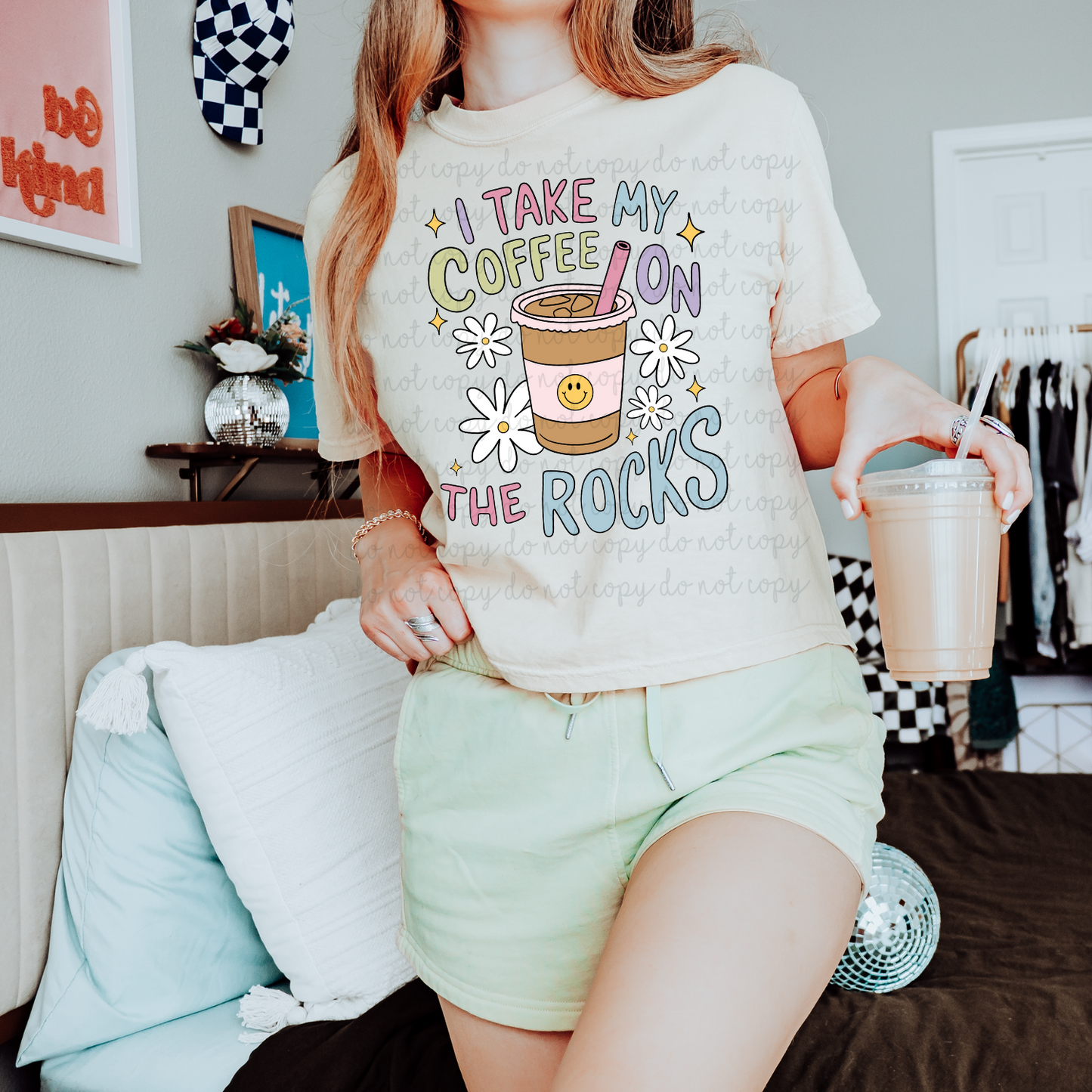 I Like My Coffee On The Rocks DTF Transfer