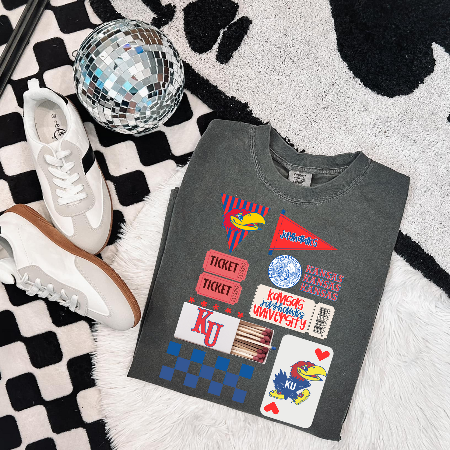 Jayhawks Matchbox DTF Transfers