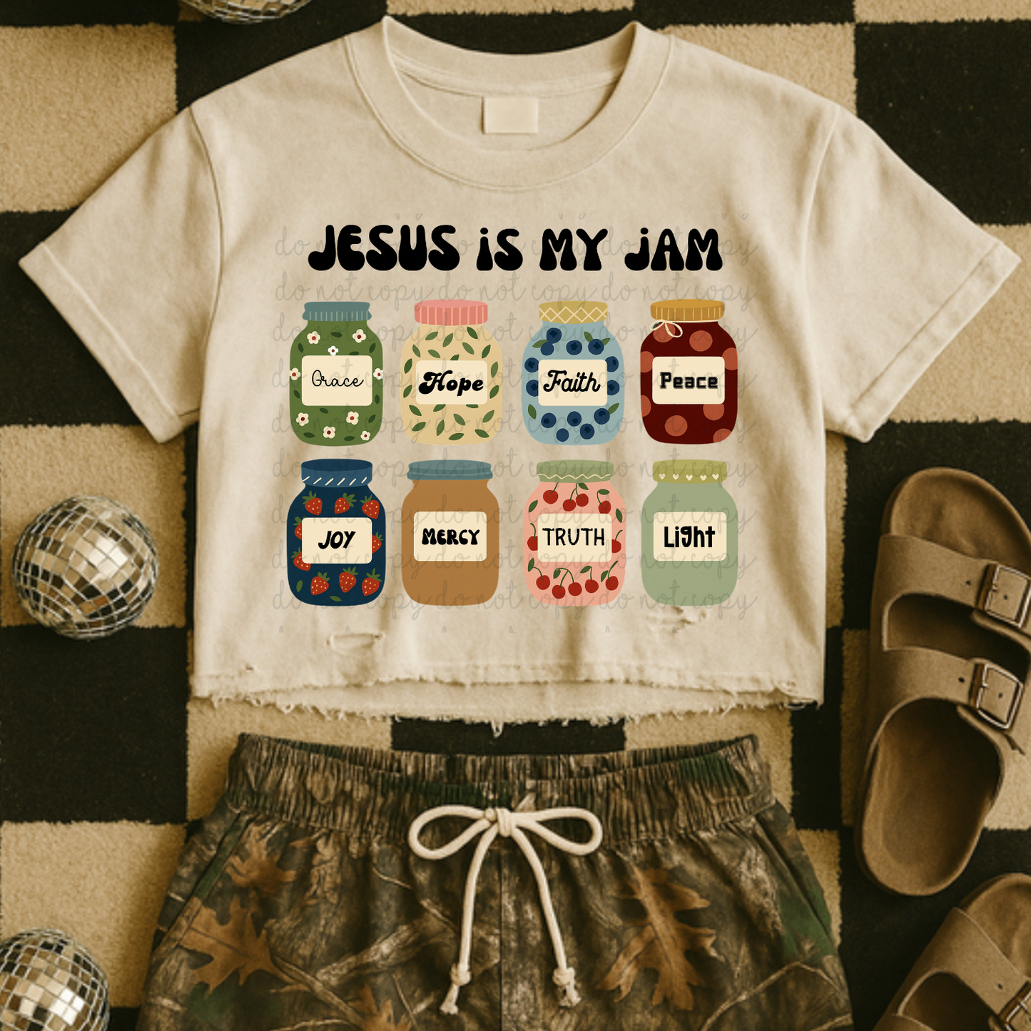 Jesus Is My Jam DTF Transfer
