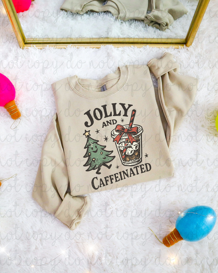 Jolly And Caffeinated DTF Transfer