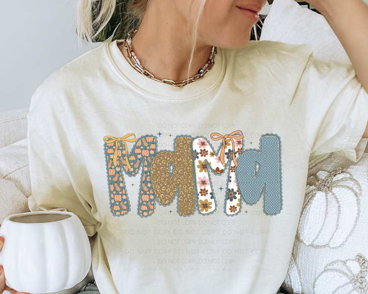 Lace Thankgiving Mama DTF Transfer