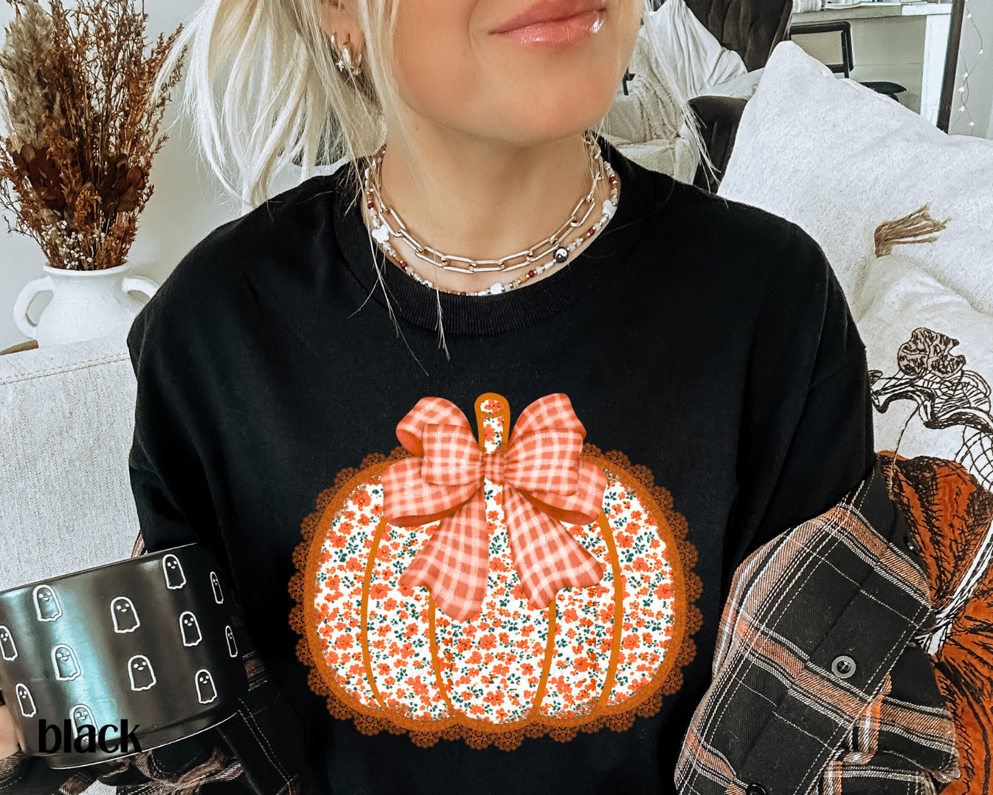 Lace Pumpkin DTF Transfer