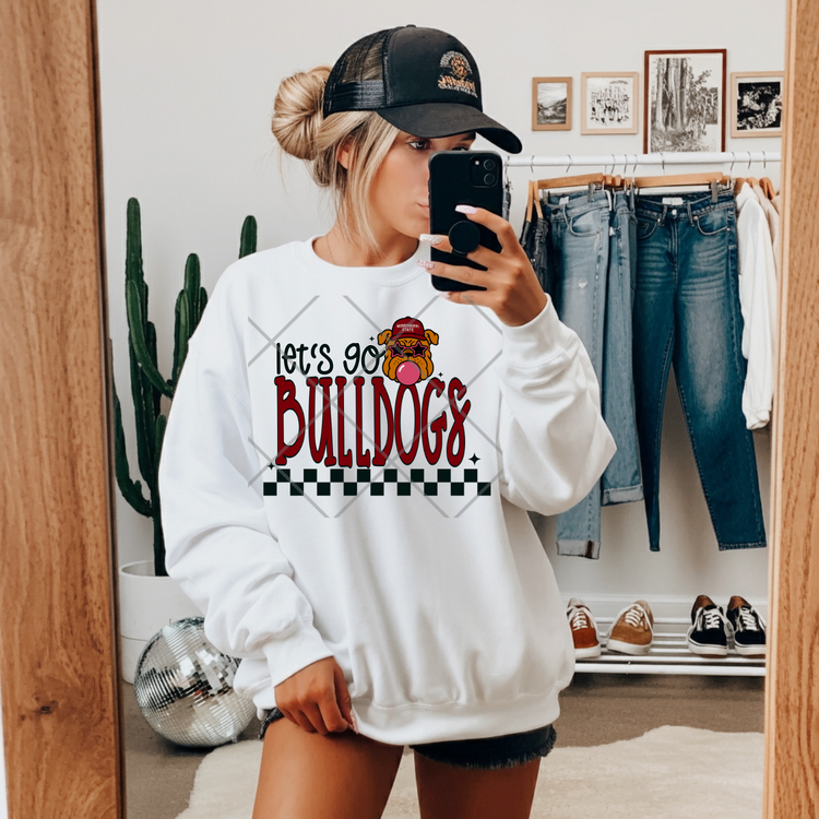 Let's Go Bulldogs DTF Transfers