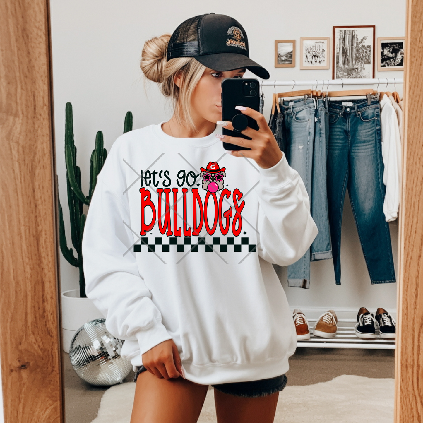 Let's Go Bulldogs DTF Transfers