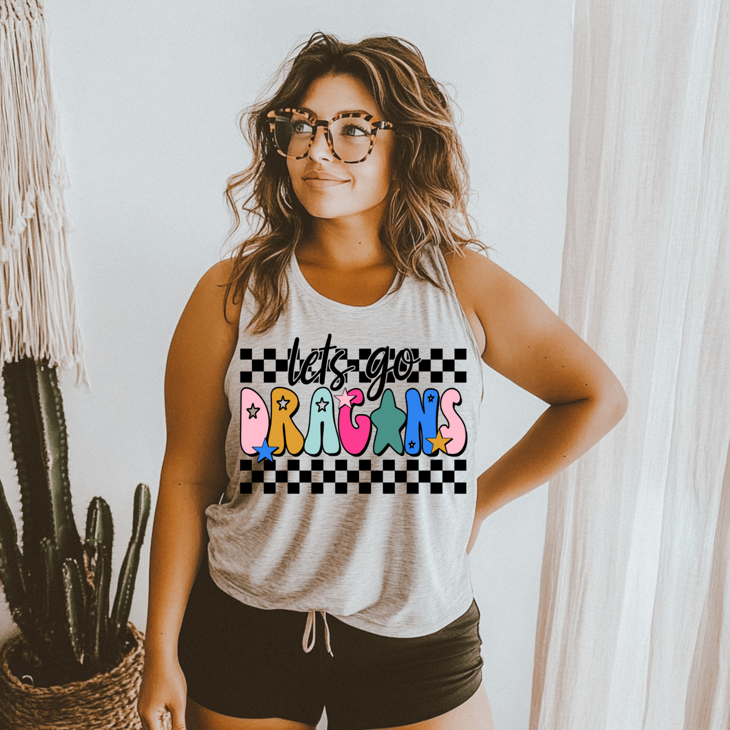 Let's Go Dragons DTF Transfer