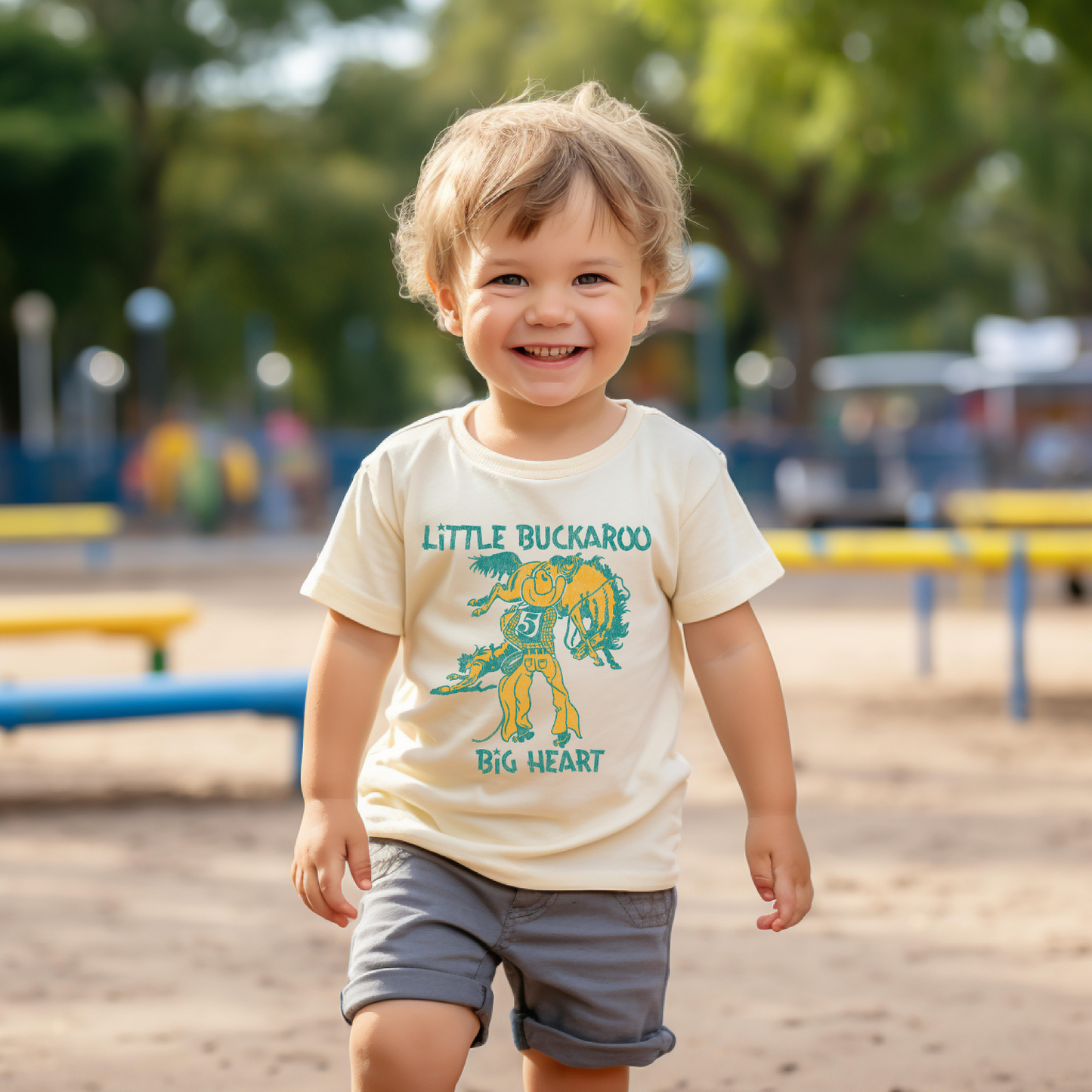 Little Buckaroo Big Heart DTF Transfer