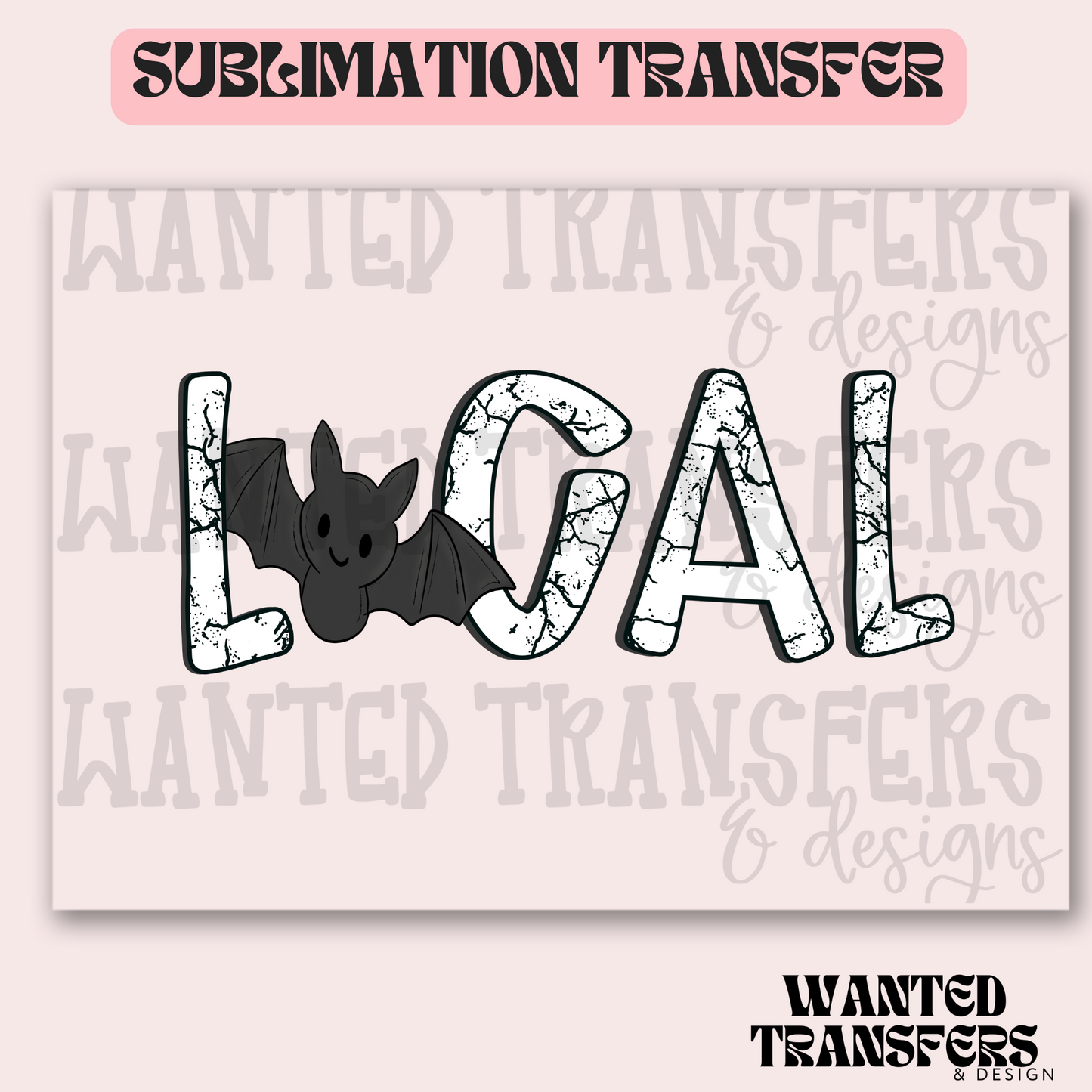 Local Bat Exclusive Sublimation Transfer