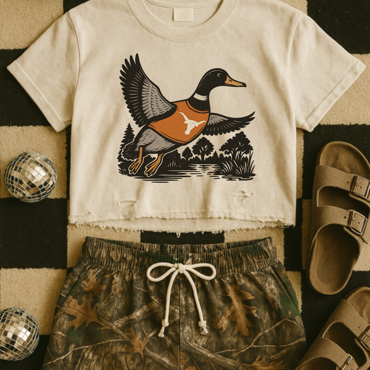 Mallard Game Day Longhorns DTF Transfer