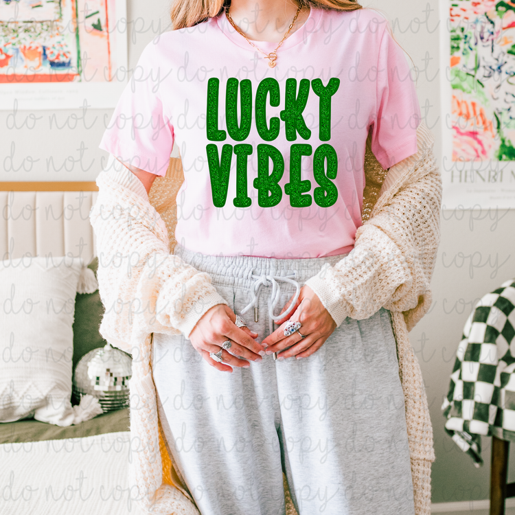 Lucky Vibes DTF Transfer