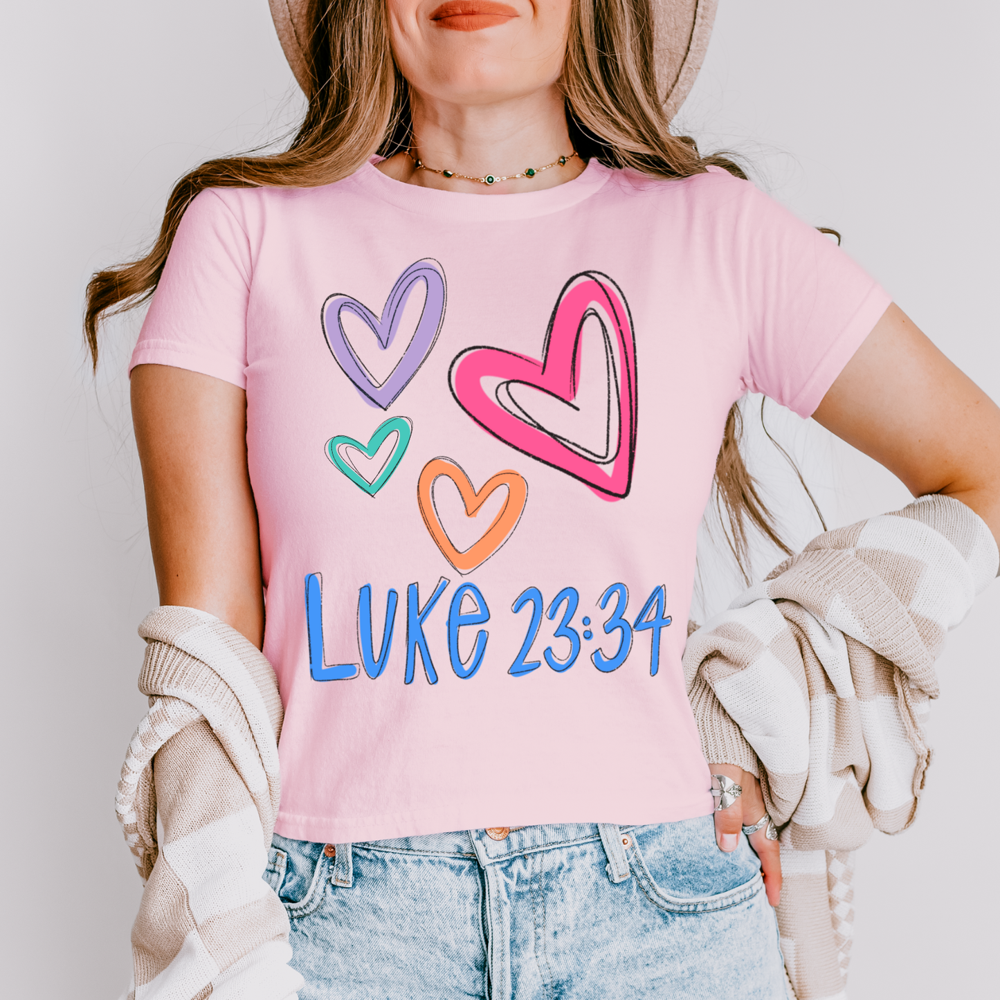 Luke 23:34 DTF Transfer