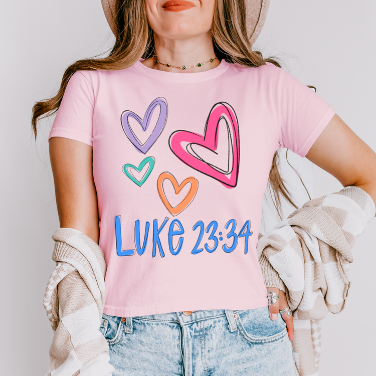 Luke 23:34 DTF Transfer