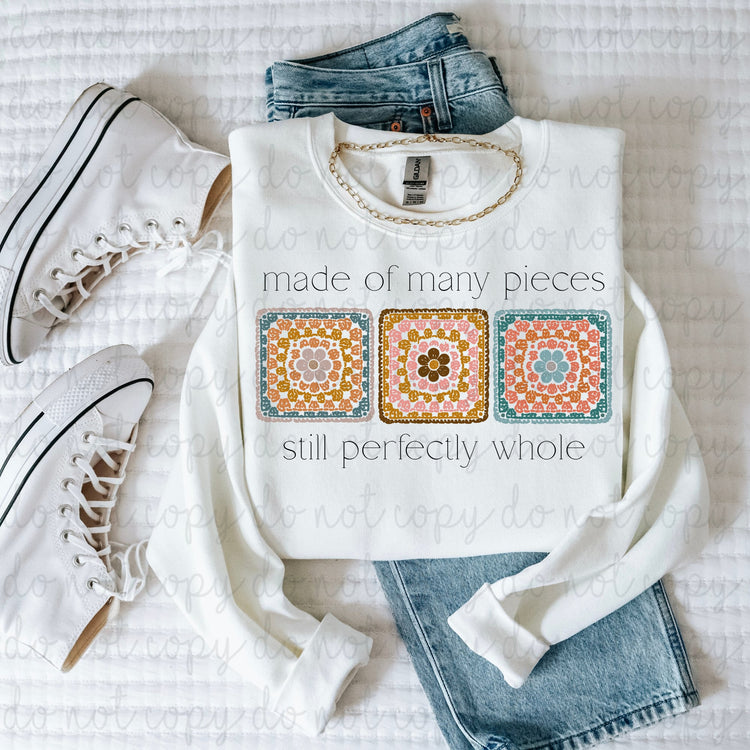 Made Of Many Pieces Granny Square DTF Transfer