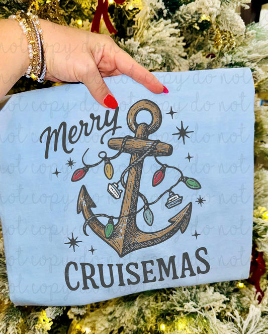 Merry Cruisemas Anchor DTF Transfer
