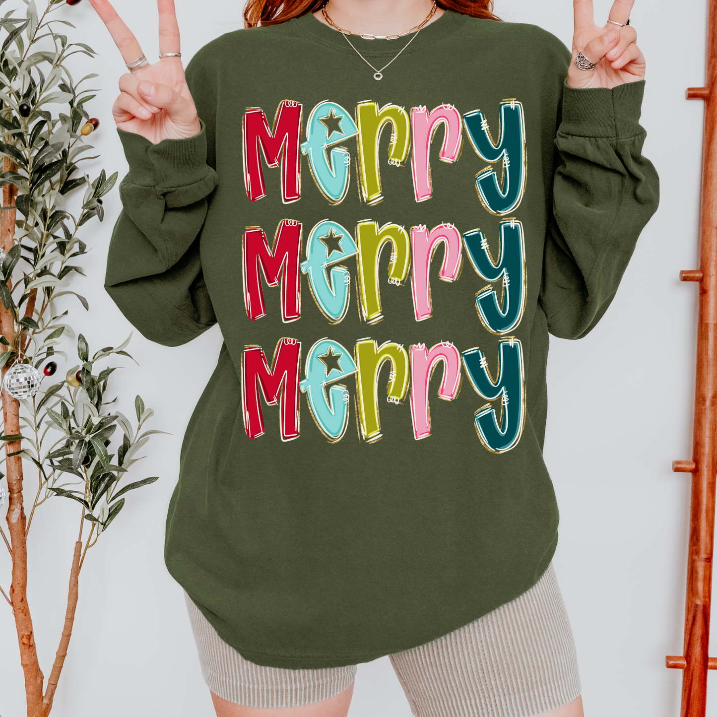 Merry Merry Merry DTF Transfer