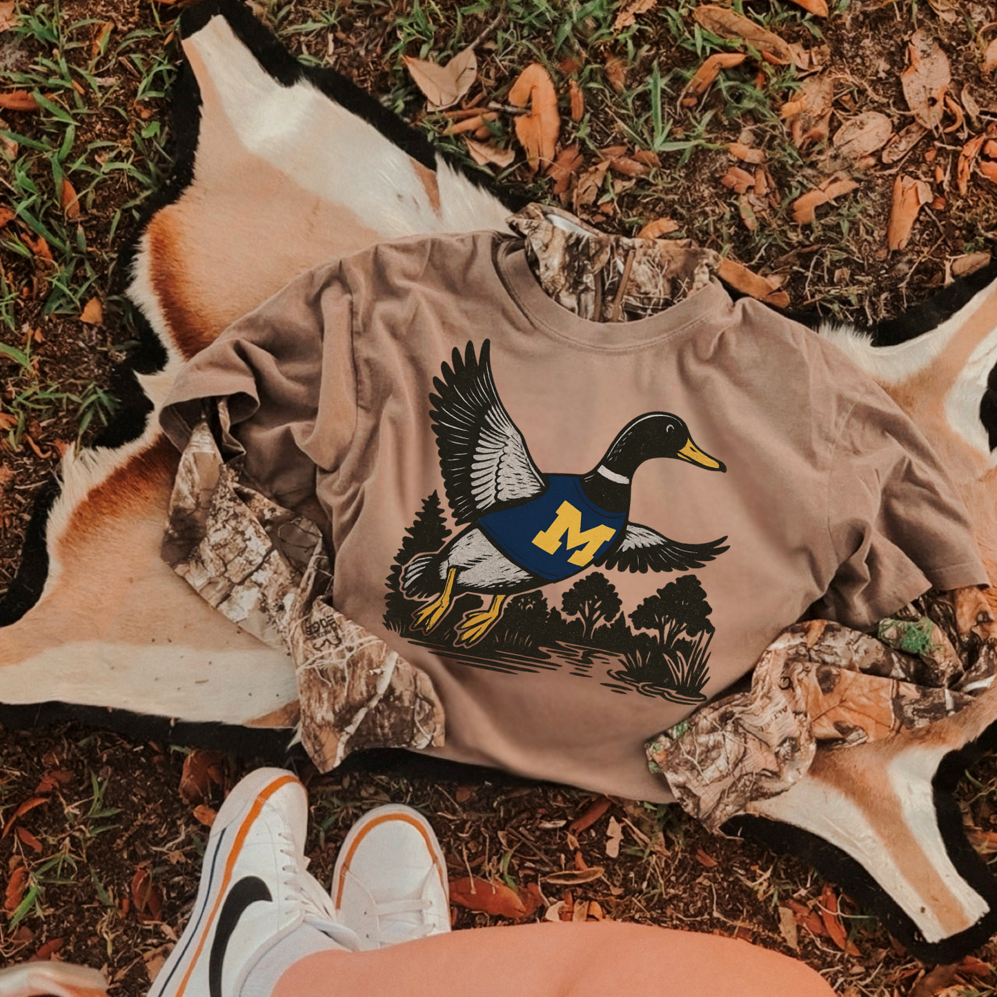 Mallard Game Day Michigan DTF Transfer