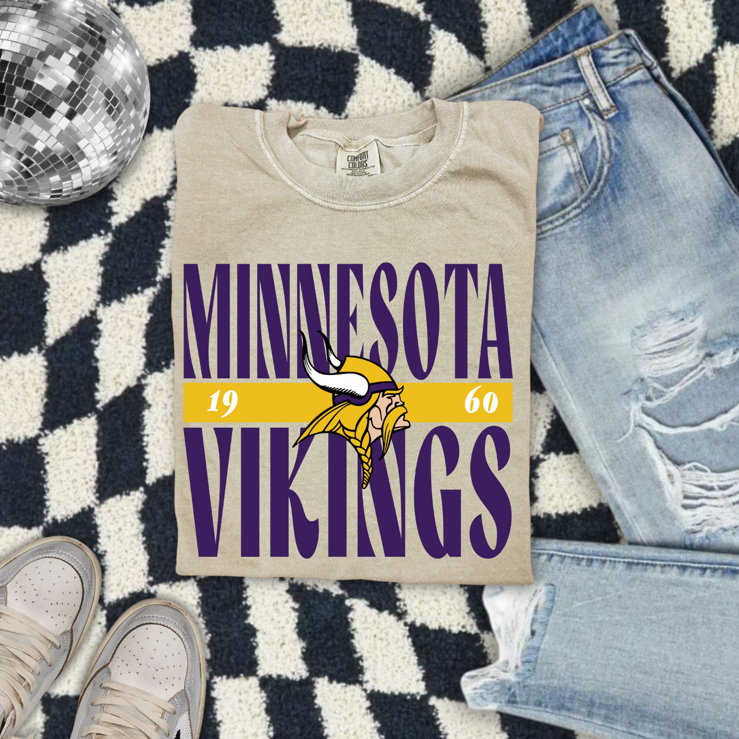 Minnesota Vikings Score DTF Transfer