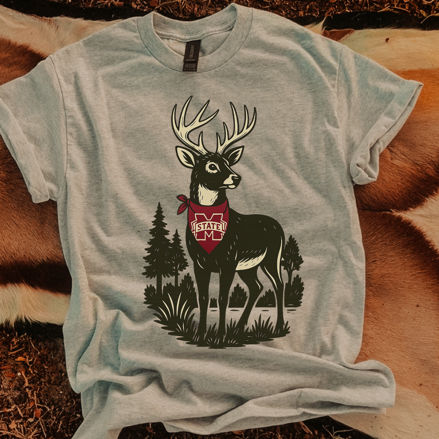 Deer Mississippi State DTF Transfer