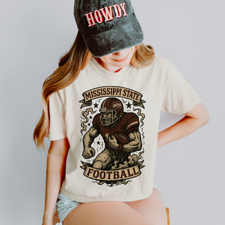 Very Vintage Game Day Mississippi State Football DTF Transfer