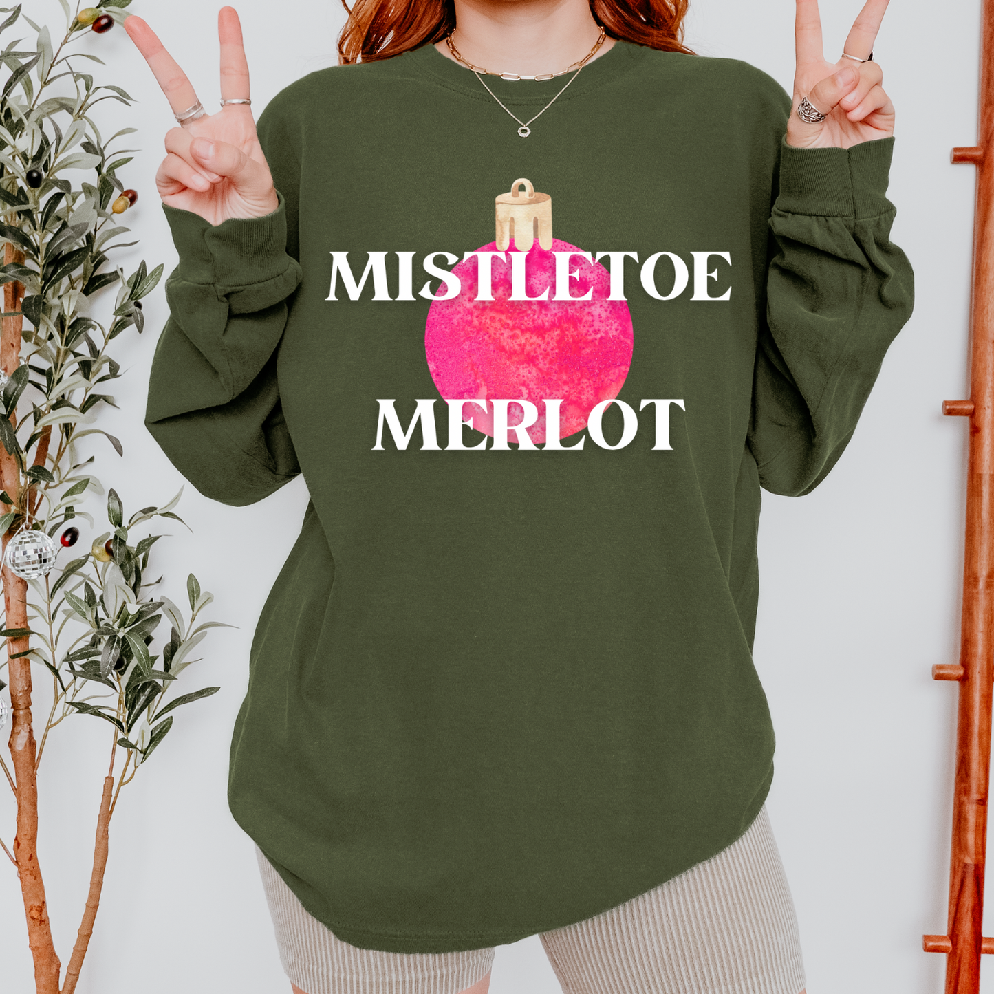 Mistletoe Merlot DTF Transfer
