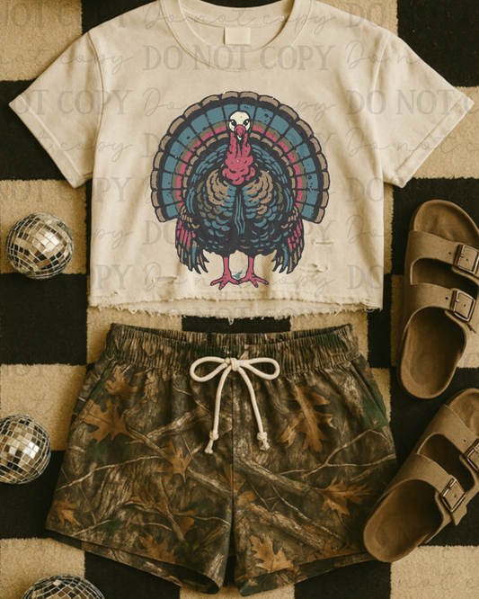 Muted Turkey Hunting DTF Transfer