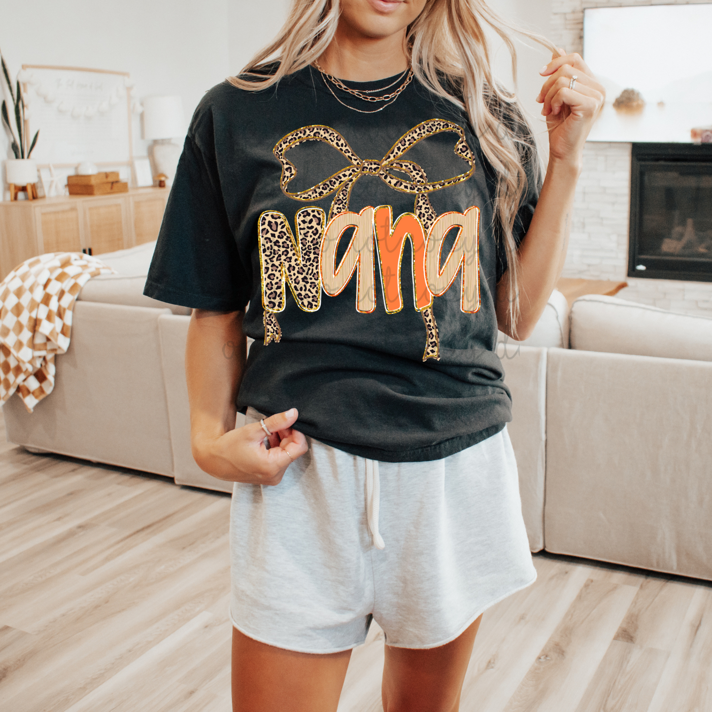 Nana Leopard Coquette DTF Transfer
