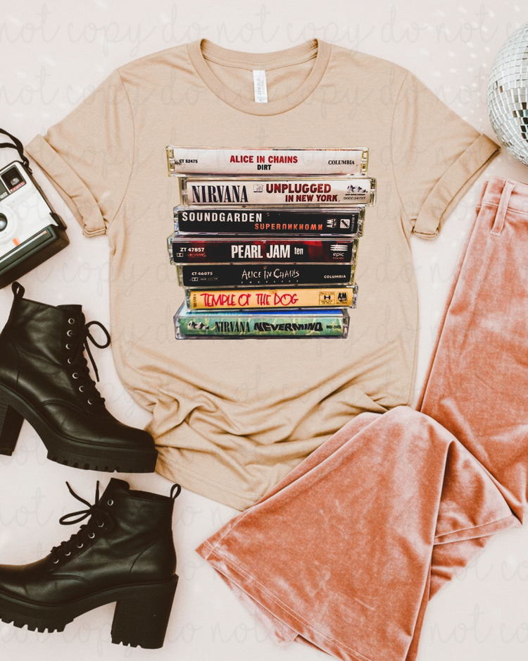 New Grunge Tapes DTF Transfer