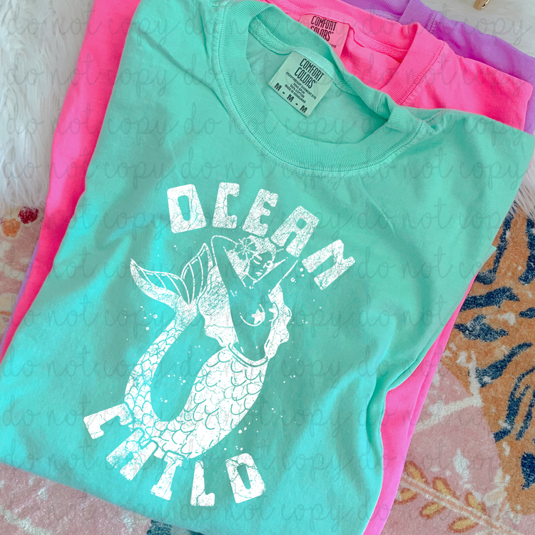 Ocean Child DTF Transfer
