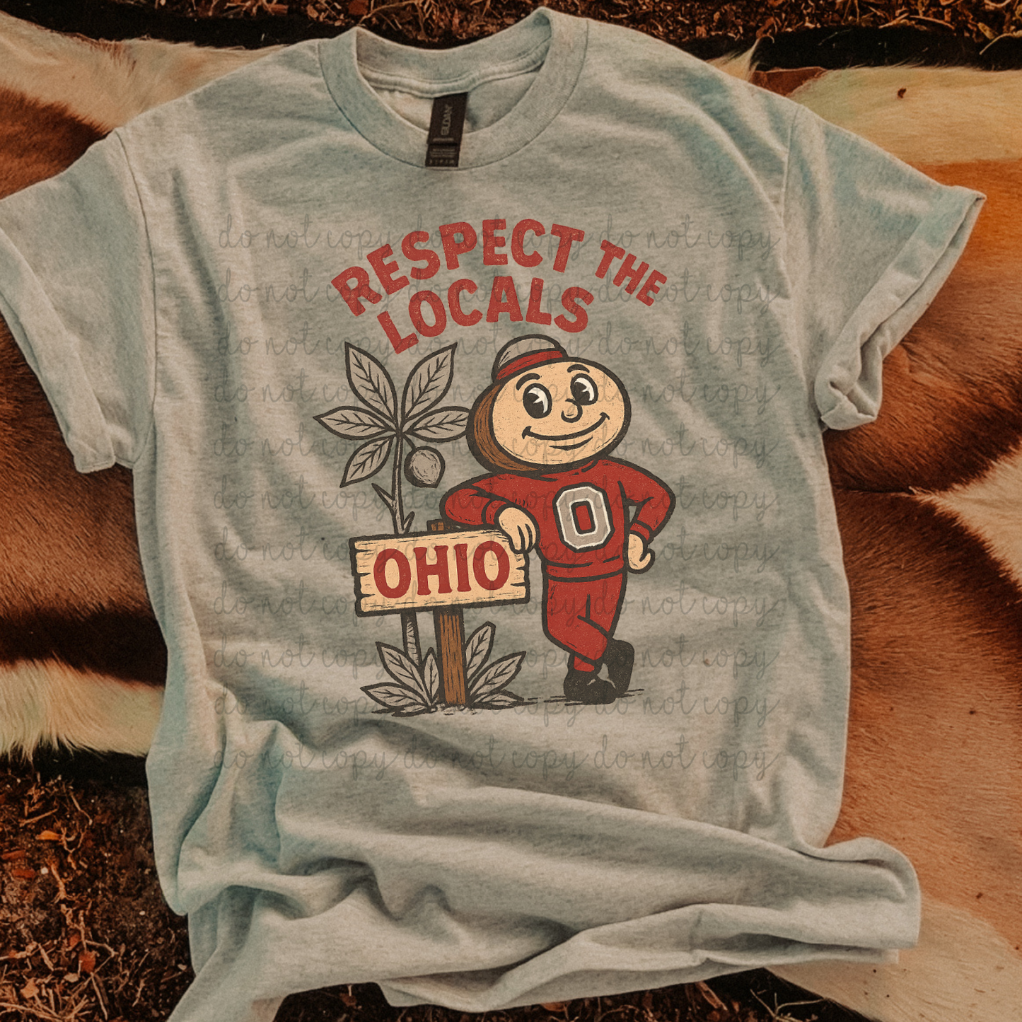 Respect the Locals Ohio DTF Transfer