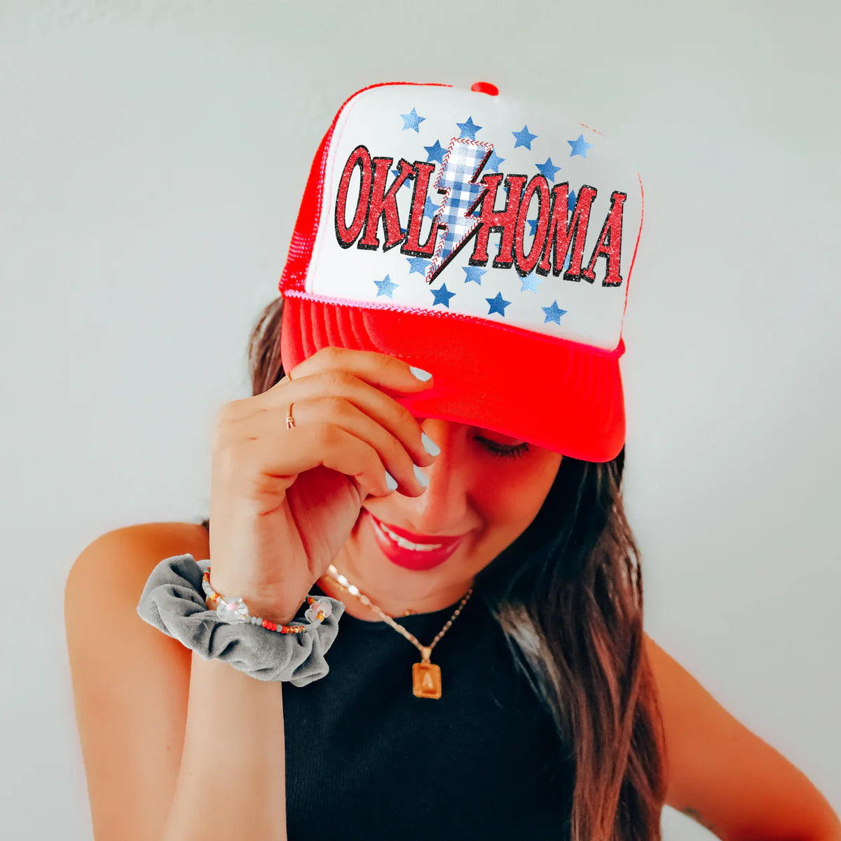 Retro Patriotic Oklahoma DTF Transfer