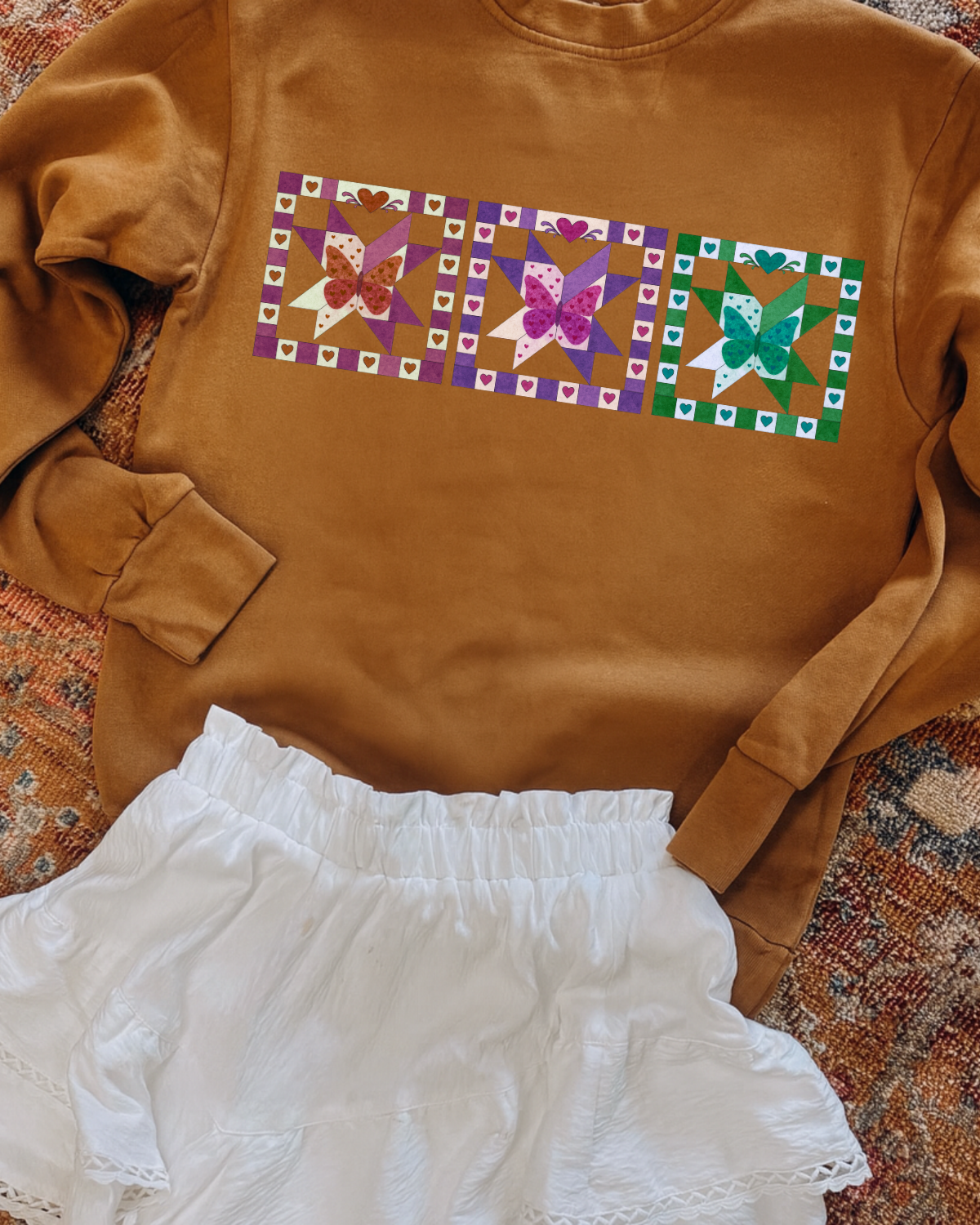 Old Timers Butterflies DTF Transfer