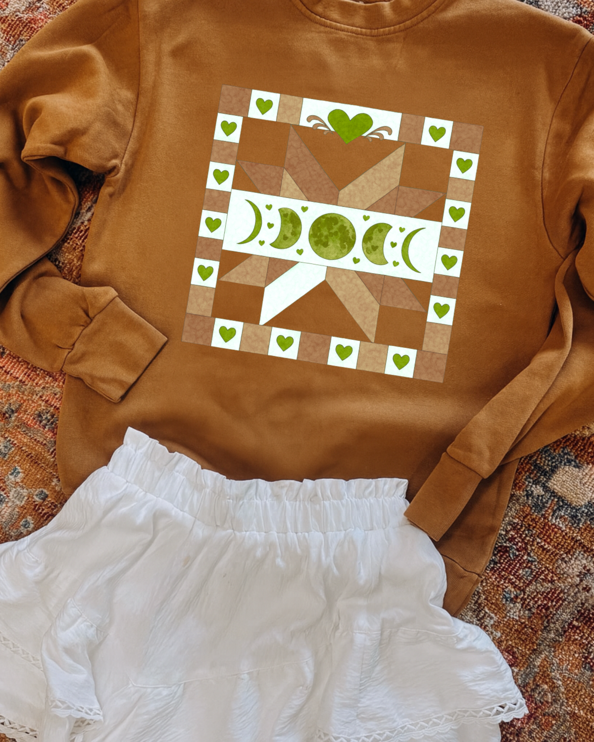 Old Timers Green Moons DTF Transfer