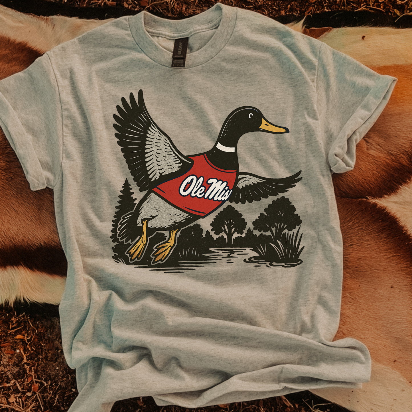 Mallard Game Day Ole Miss DTF Transfer