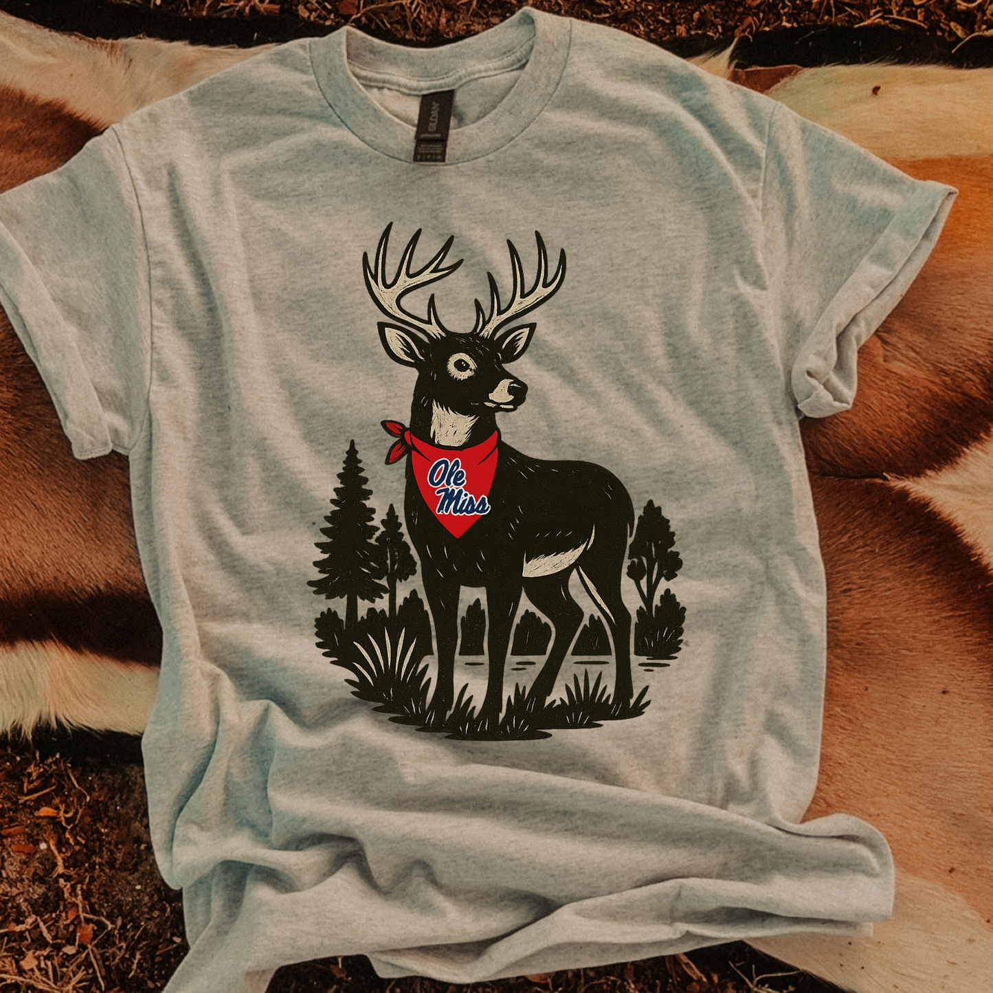 Deer Ole Miss DTF Transfer