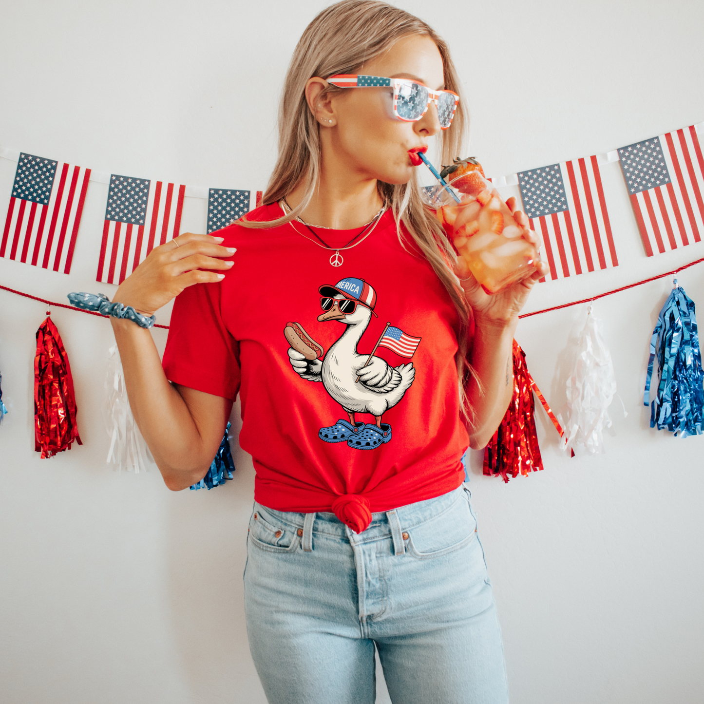 America Goose DTF Transfer