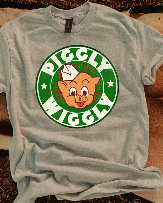 Piggly Wiggly Circle DTF Transfer