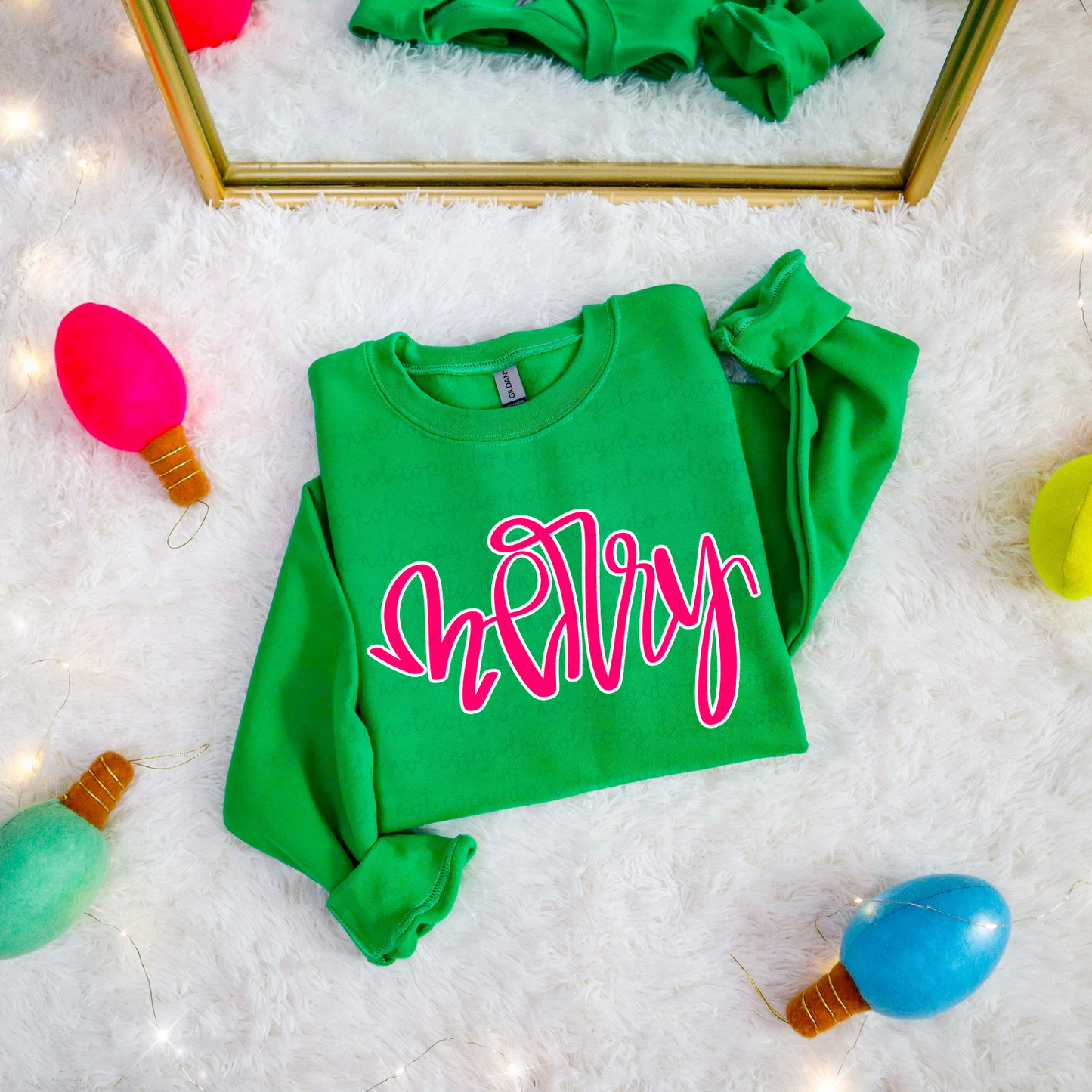 Pink Merry DTF Transfer