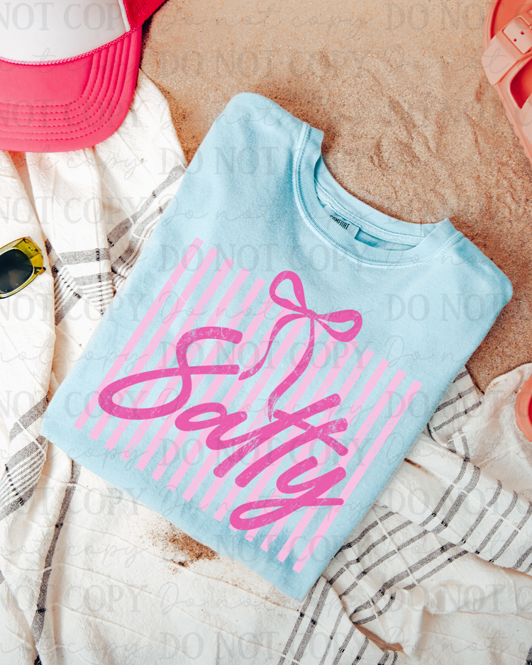 Striped Salty (Pink) DTF Transfer