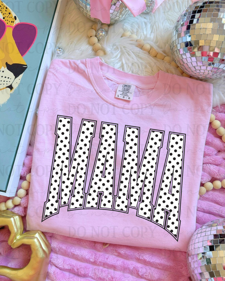 Polka Dot Mama DTF Transfer