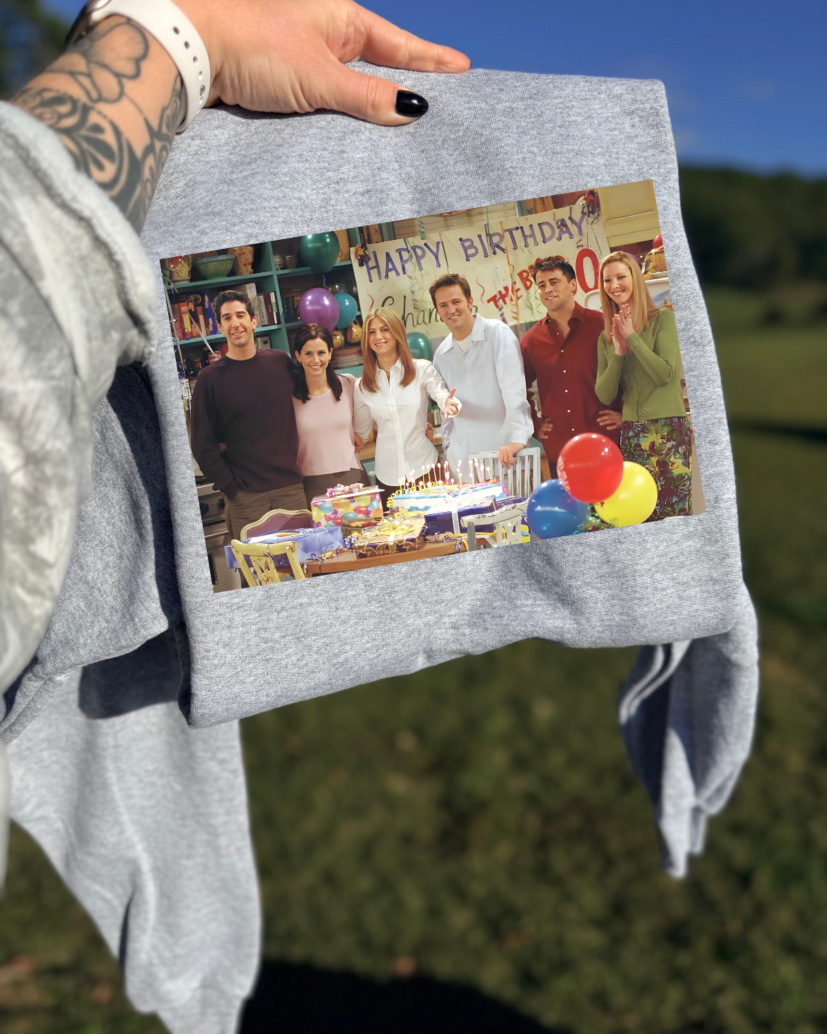 Portrait Friends Birthday DTF Transfer