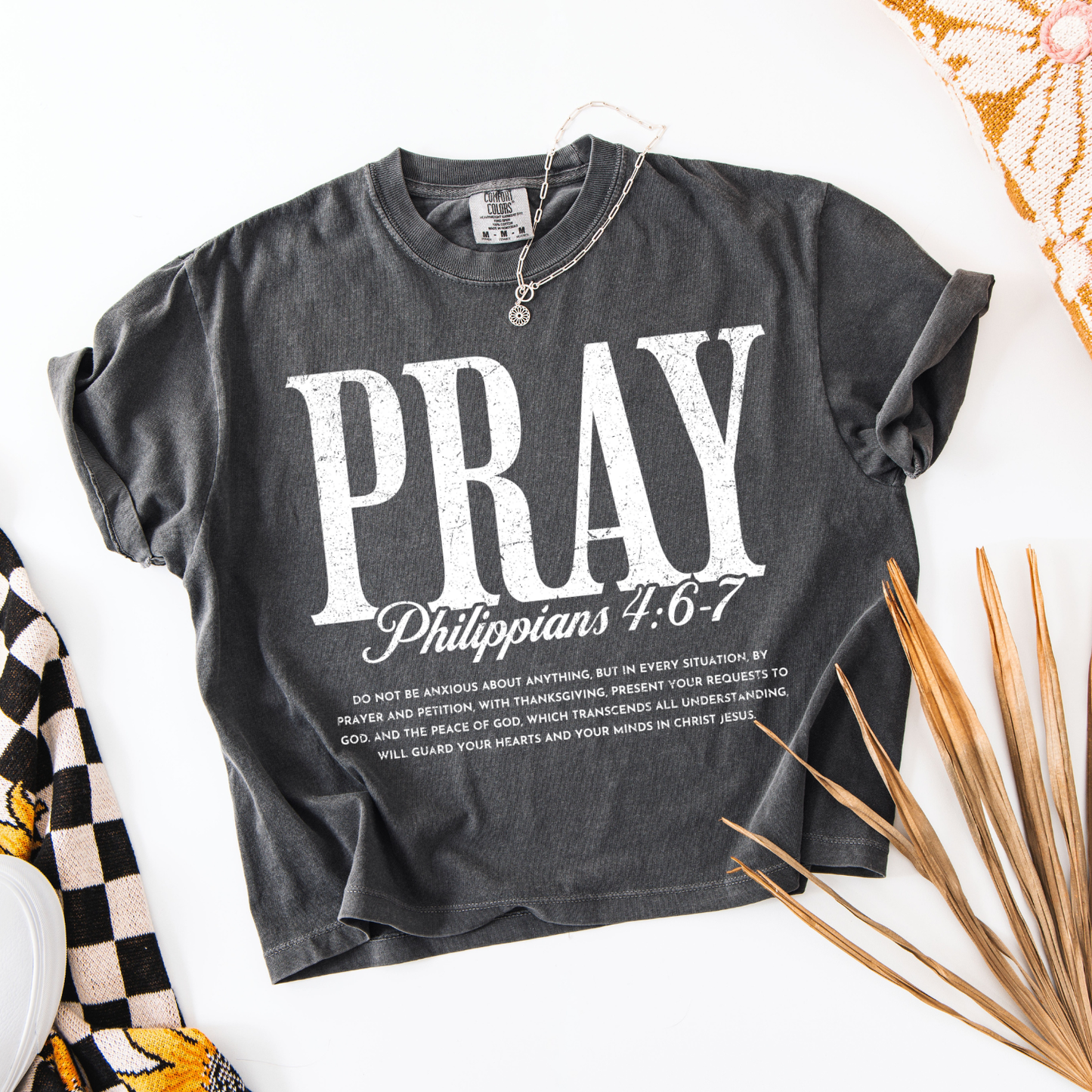 Pray (White) DTF Transfer