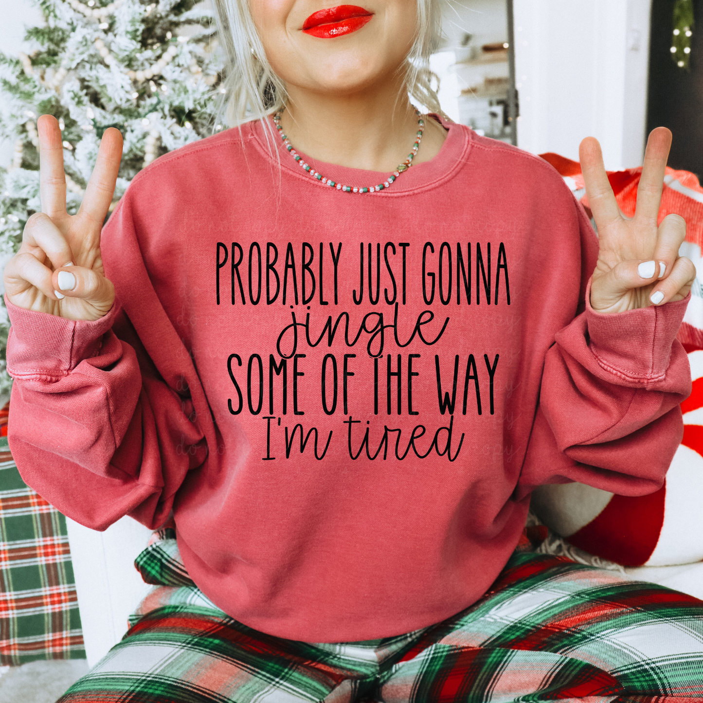 Jingle Some Of The Way DTF Transfer