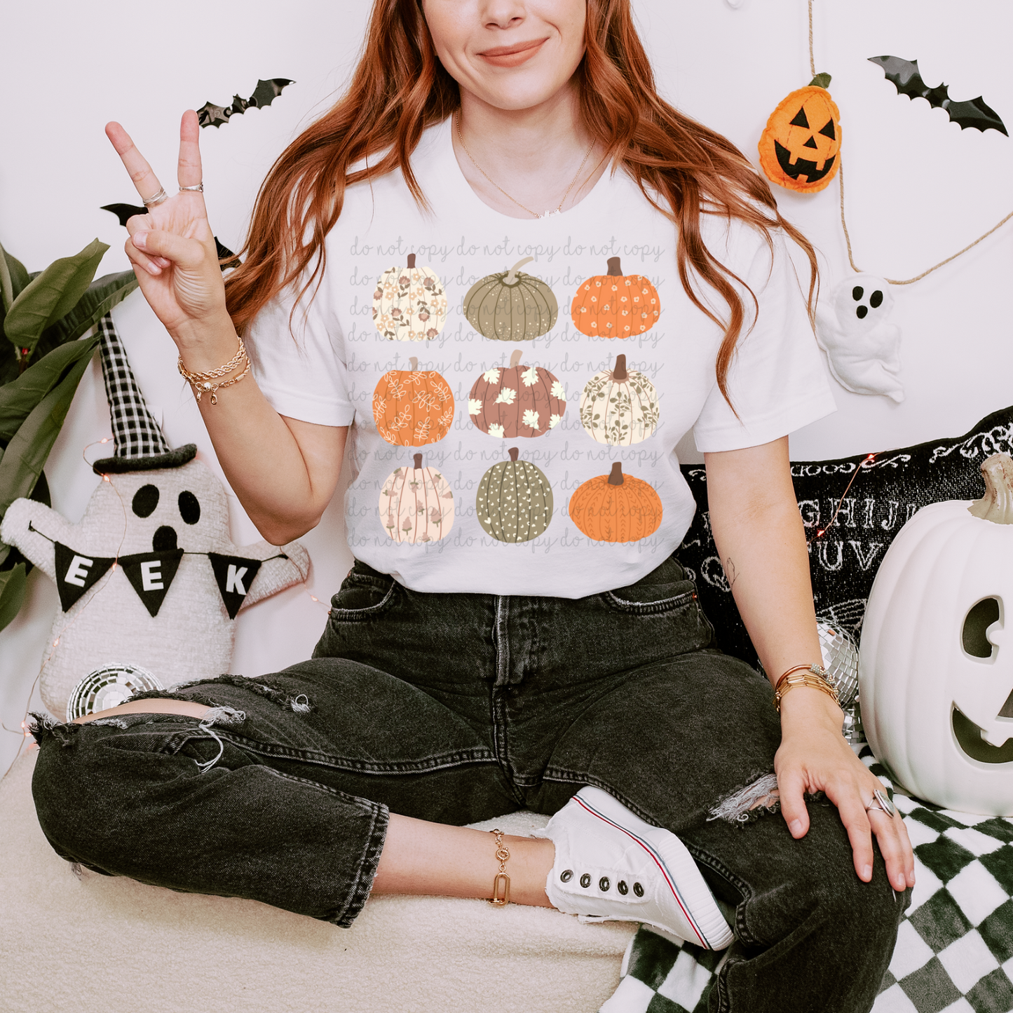 Pumpkin Collage DTF Transfer