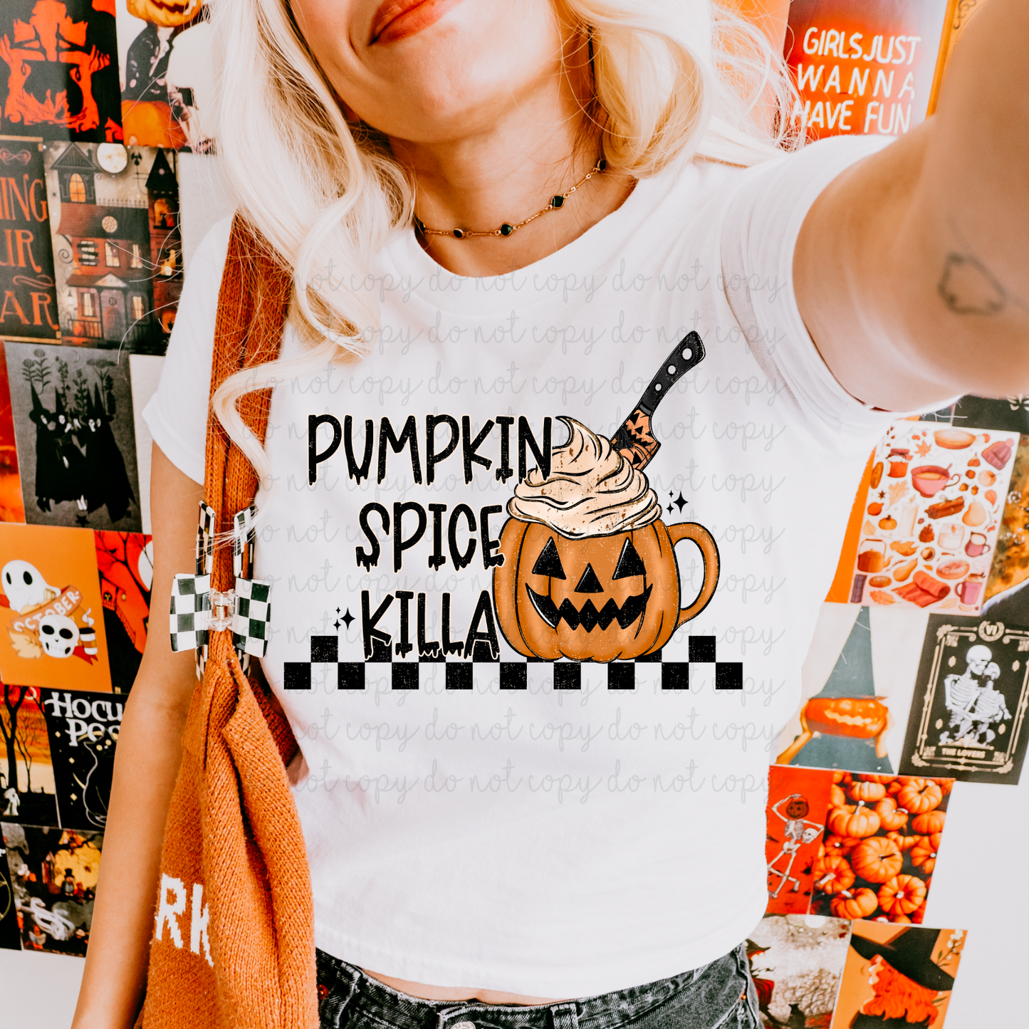 Pumpkin Spice Killa Exclusive Sublimation Transfer
