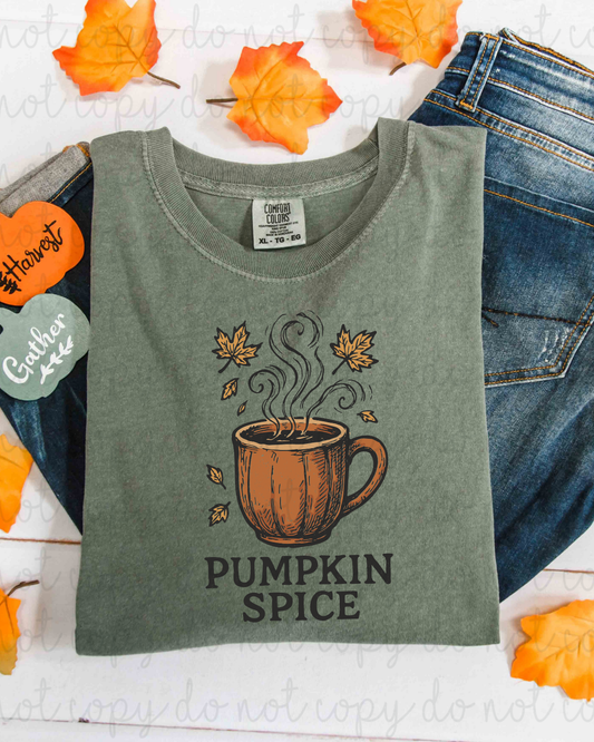 Pumpkin Spice Mug DTF Transfer